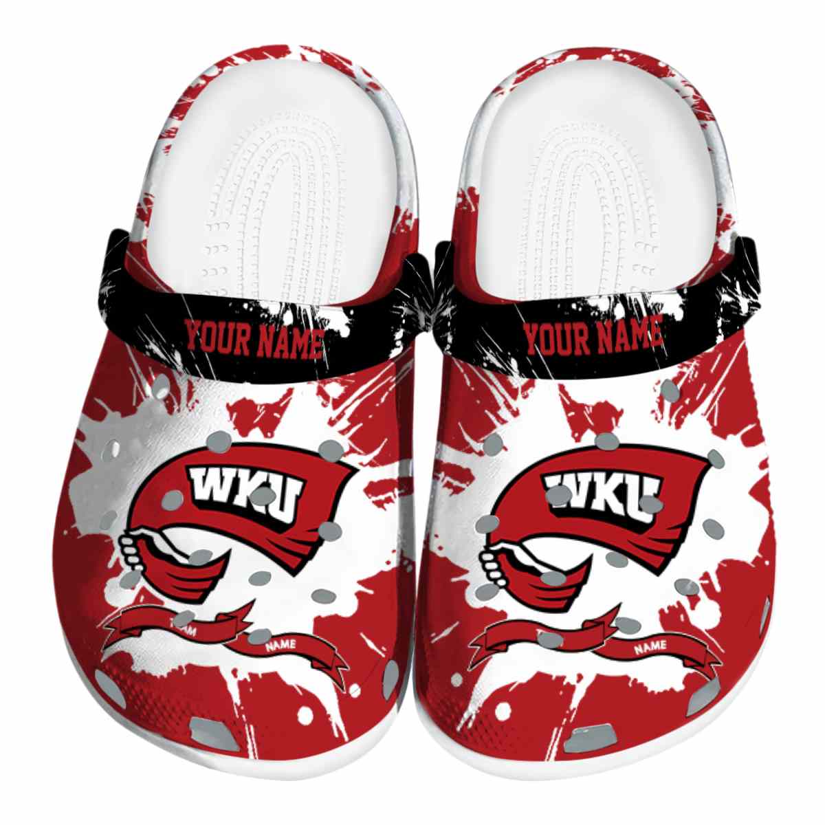 Western Kentucky Hilltoppers 2025 NCAA Sport Crocs Clogs For Men Women and Kids - GNL146473