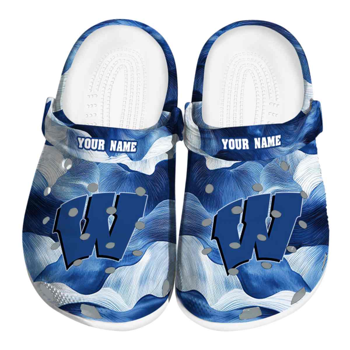 Wisconsin Badgers 2025 NCAA Sport Crocs Clogs For Men Women and Kids - GNL146516