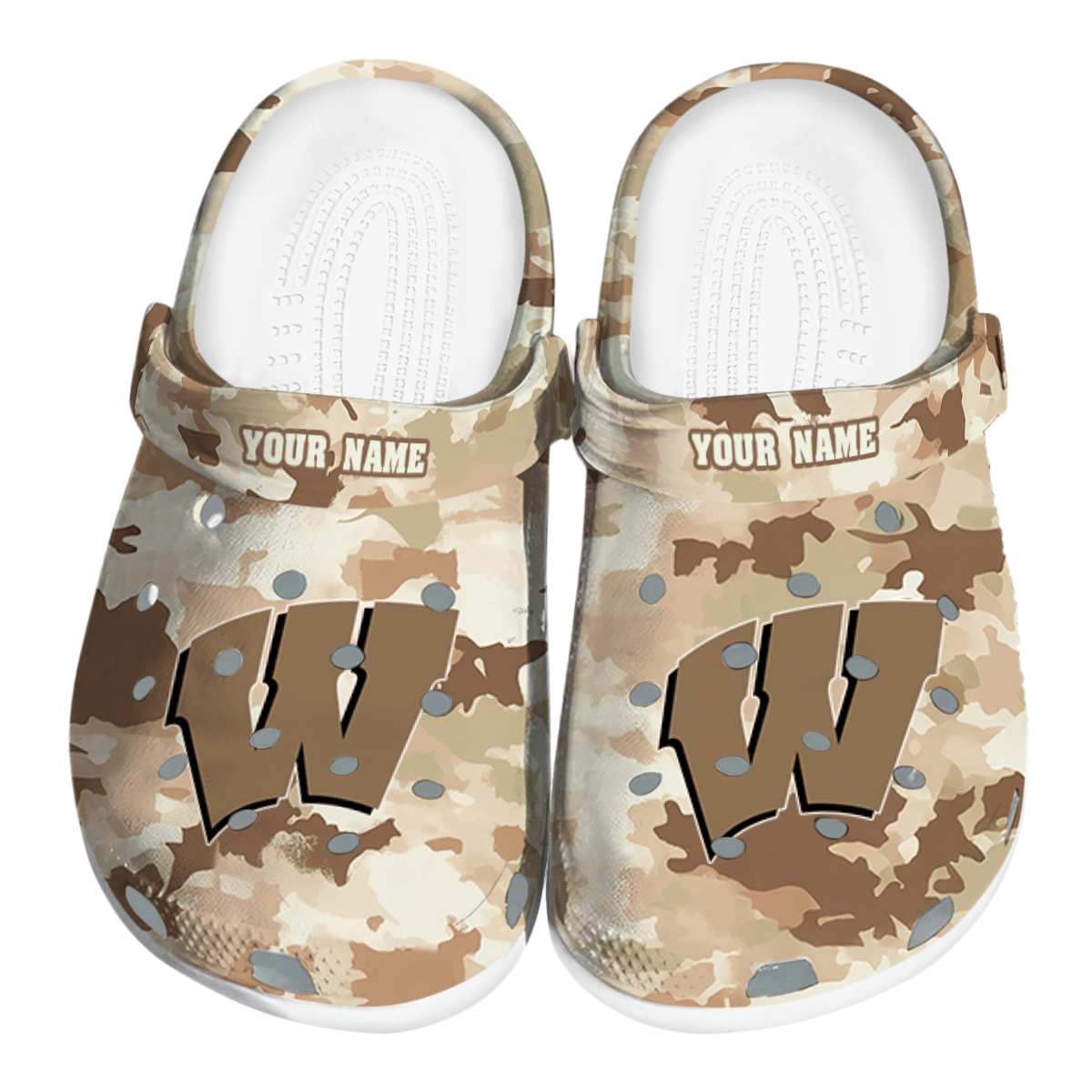 Wisconsin Badgers 2025 NCAA Sport Crocs Clogs For Men Women and Kids - GNL146506
