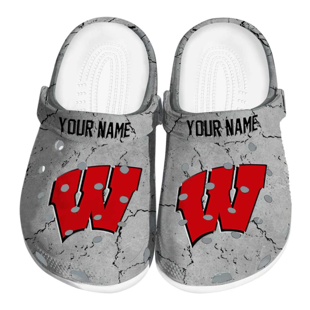 Wisconsin Badgers 2025 NCAA Sport Crocs Clogs For Men Women and Kids - GNL146521