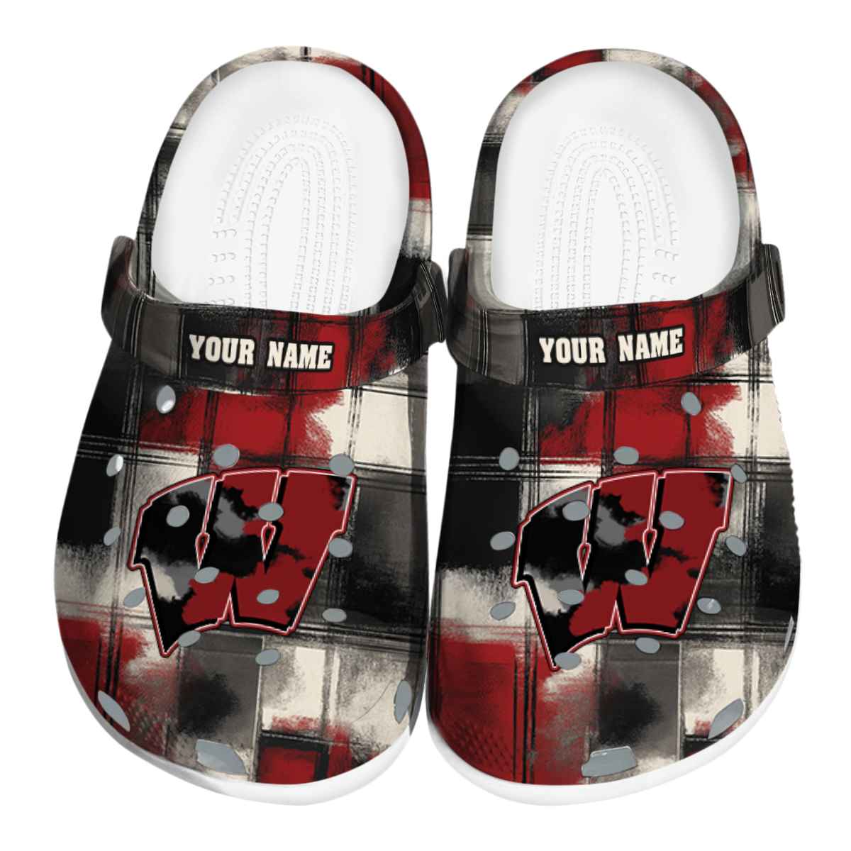 Wisconsin Badgers 2025 NCAA Sport Crocs Clogs For Men Women and Kids - GNL146519