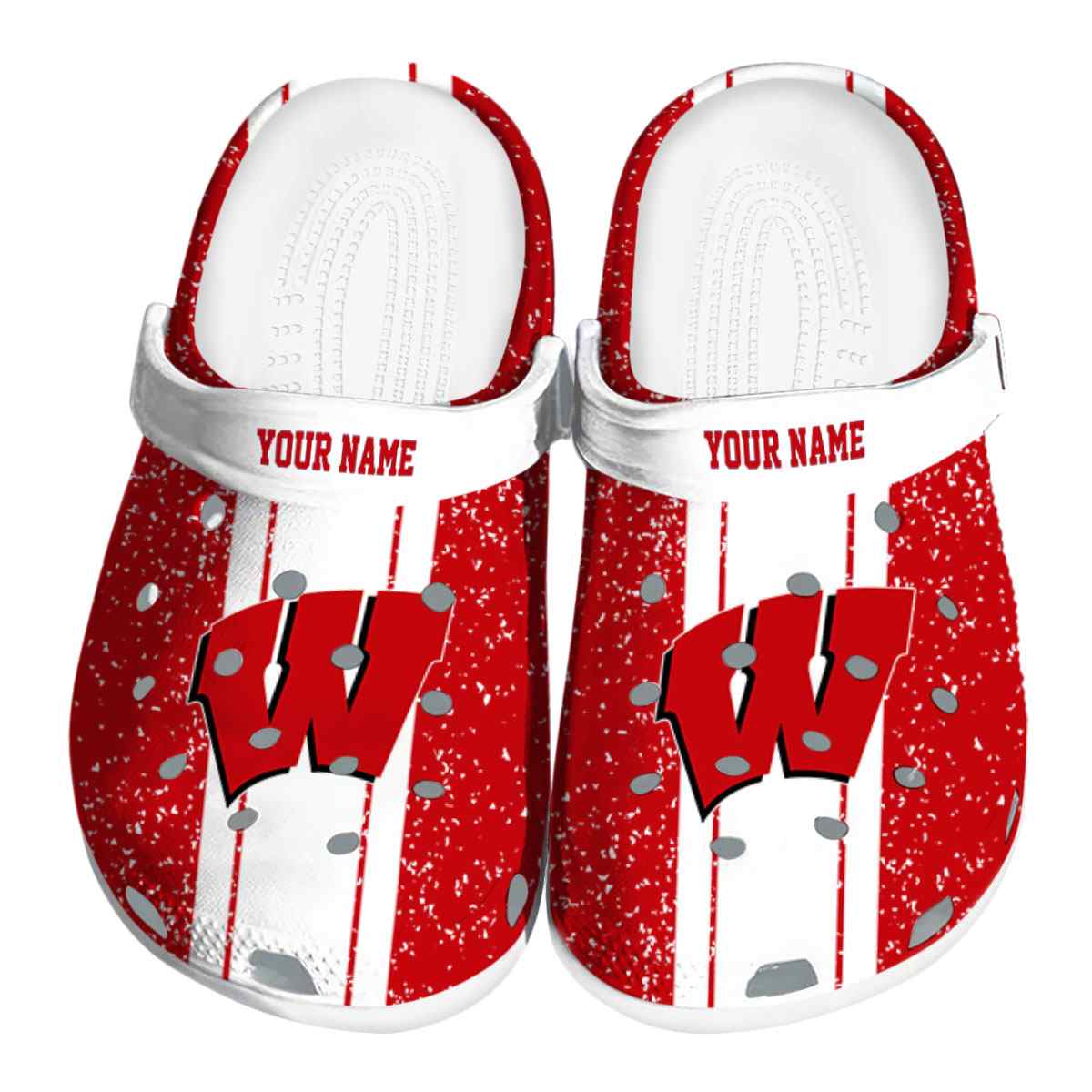 Wisconsin Badgers 2025 NCAA Sport Crocs Clogs For Men Women and Kids - GNL146510