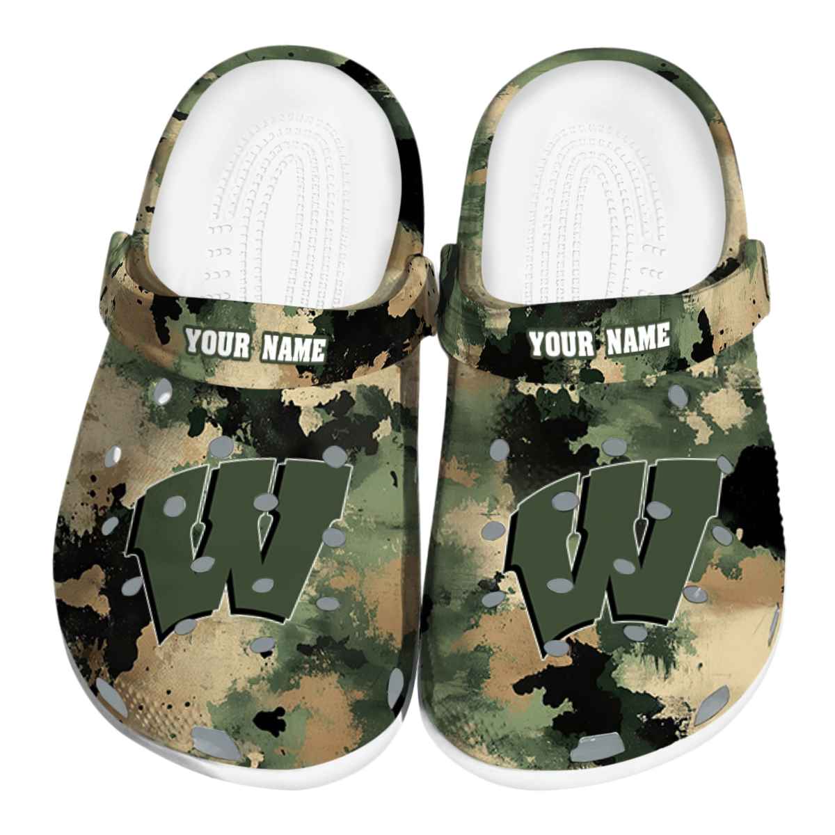 Wisconsin Badgers 2025 NCAA Sport Crocs Clogs For Men Women and Kids - GNL146509
