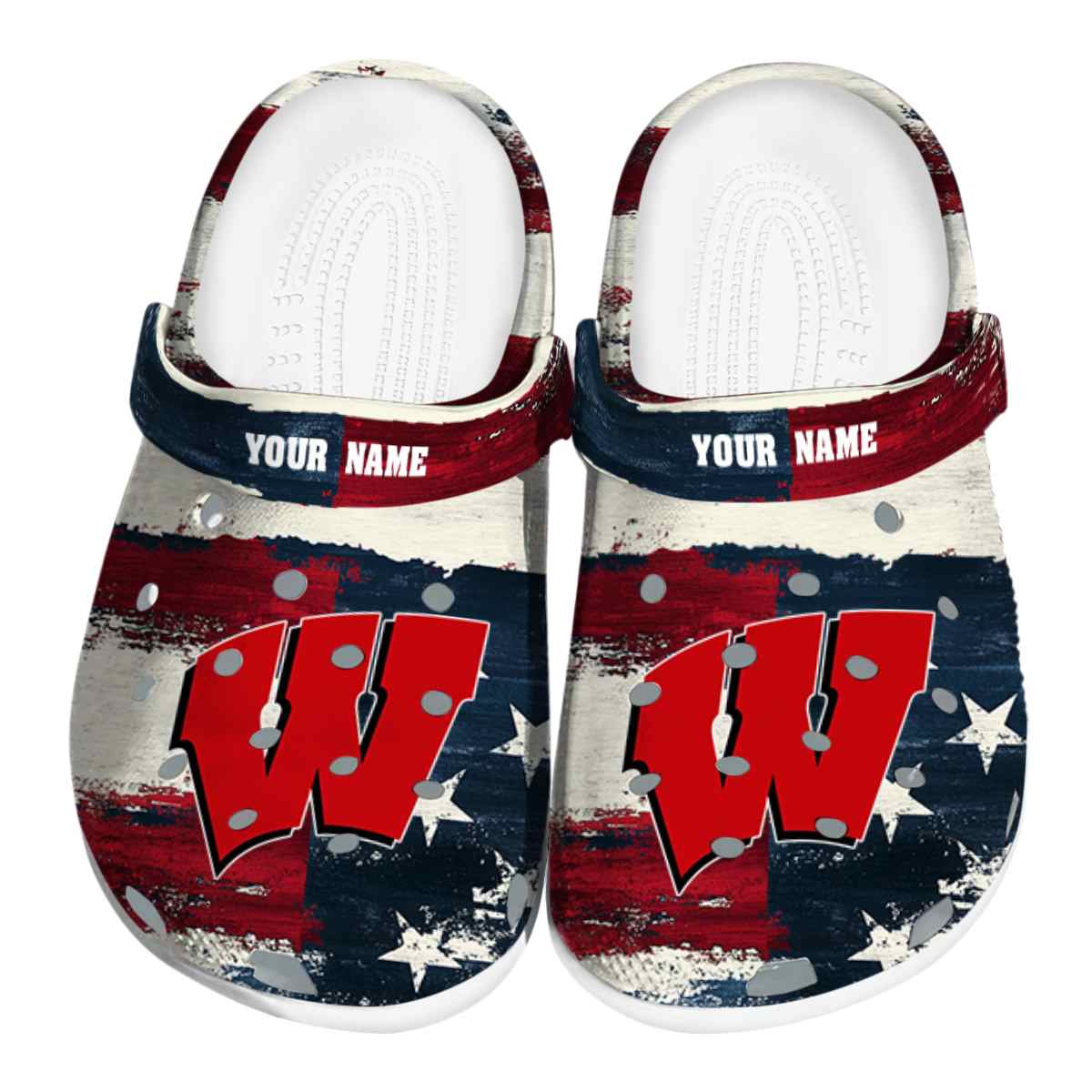 Wisconsin Badgers 2025 NCAA Sport Crocs Clogs For Men Women and Kids - GNL146531