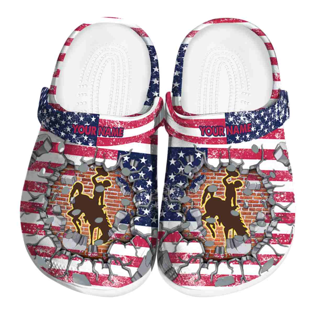 Wyoming Cowboys 2025 NCAA Sport Crocs Clogs For Men Women and Kids - GNL146559