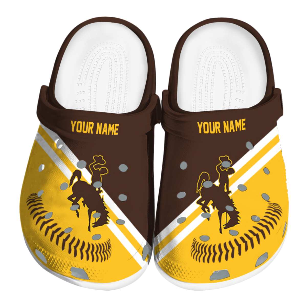 Wyoming Cowboys 2025 NCAA Sport Crocs Clogs For Men Women and Kids - GNL146545
