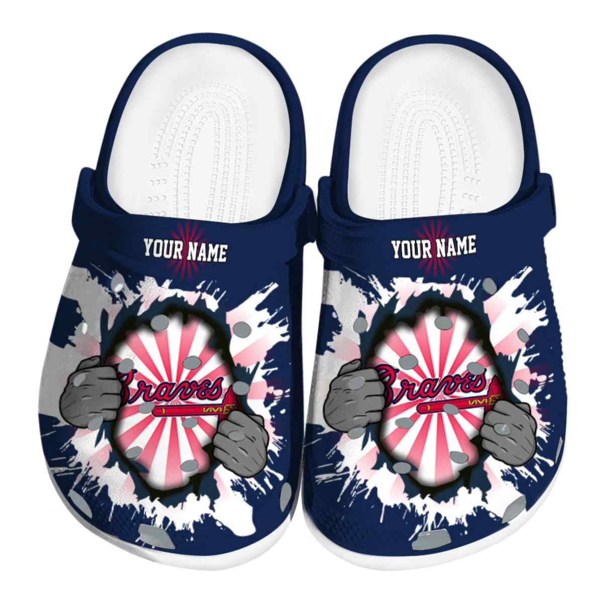 Atlanta Braves MLB Crocs Shoes Comfortable For Men Women and Kids - GNL14917