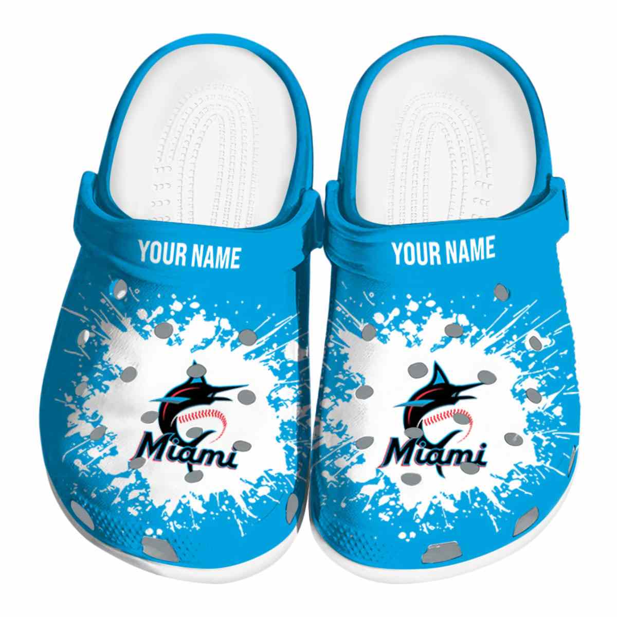 Miami Marlins MLB Crocs Shoes Comfortable For Men Women and Kids - GNL15598
