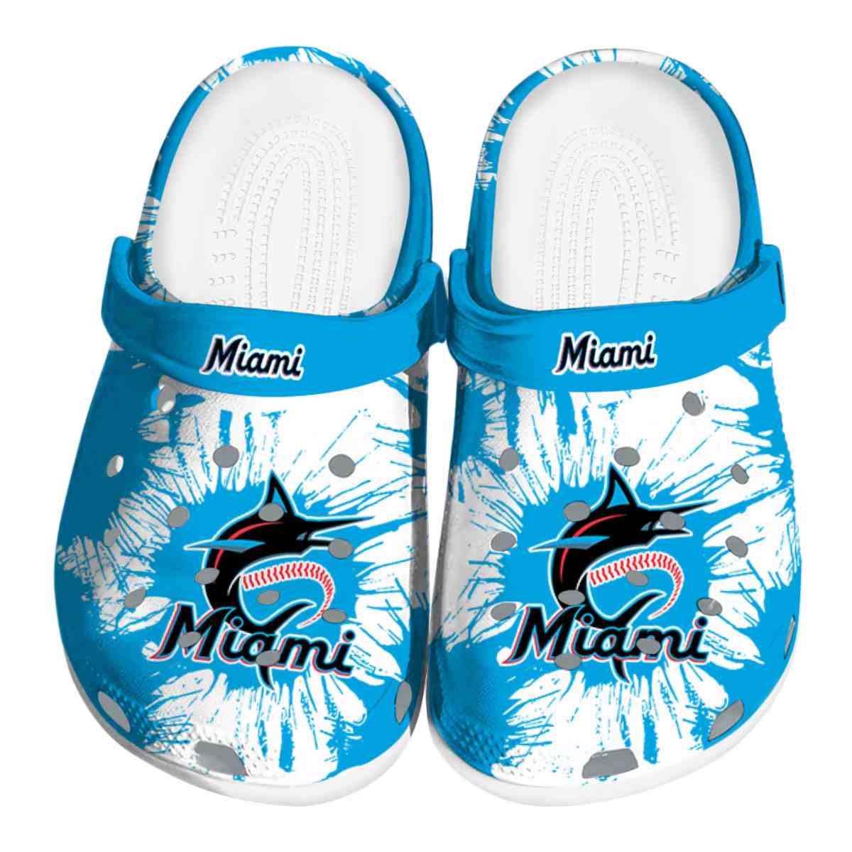 Miami Marlins MLB Crocs Shoes Comfortable For Men Women and Kids - GNL15595