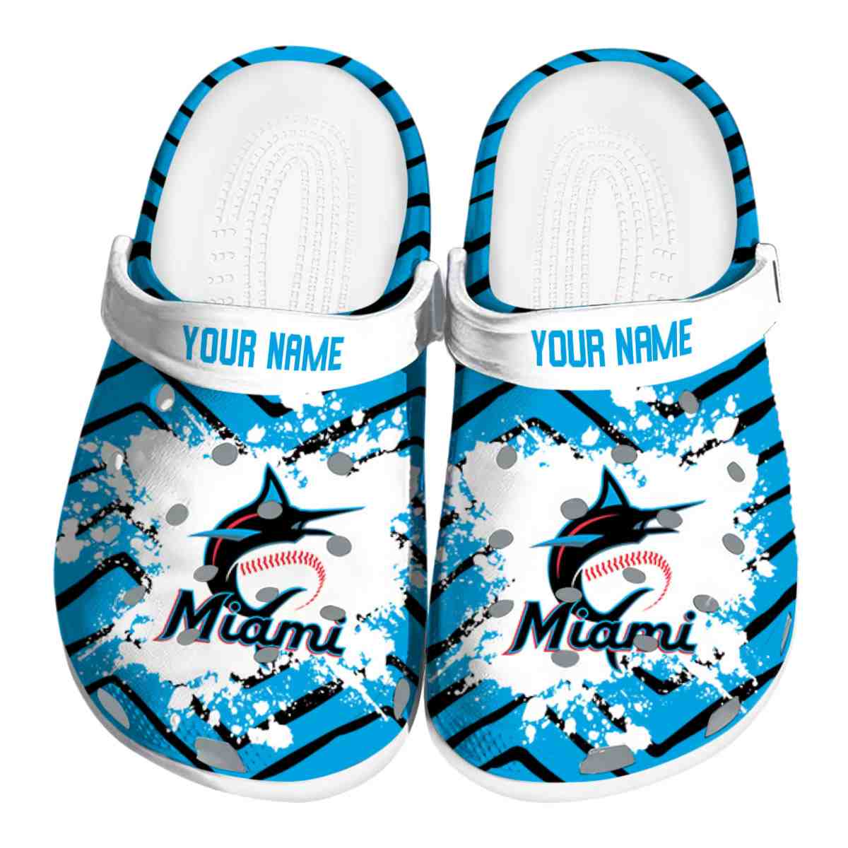 Miami Marlins MLB Crocs Shoes Comfortable For Men Women and Kids - GNL15603