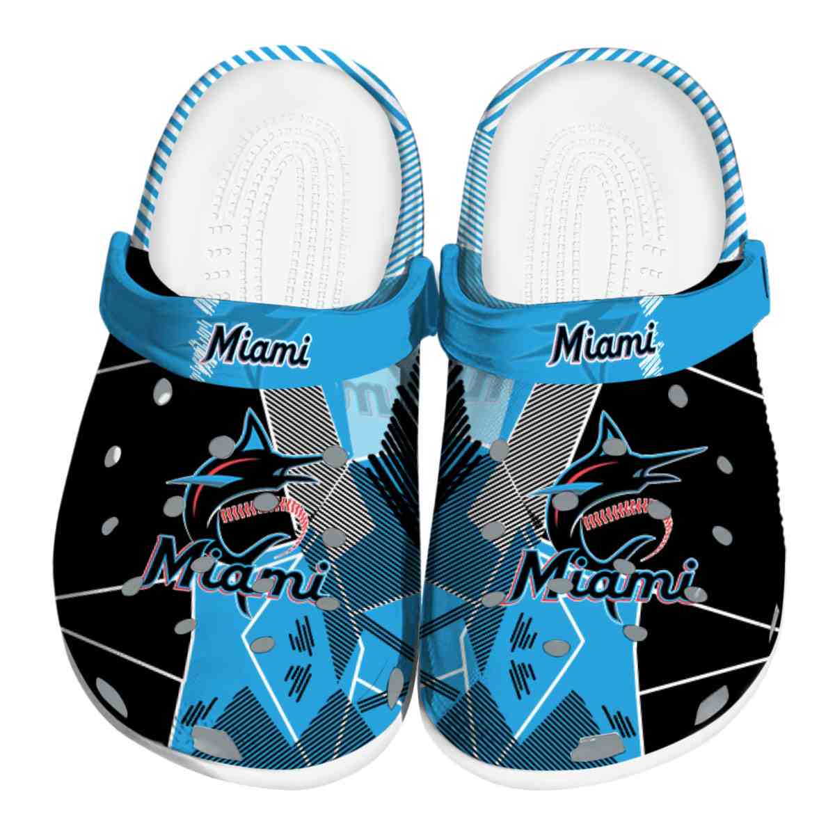 Miami Marlins MLB Crocs Shoes Comfortable For Men Women and Kids - GNL15605