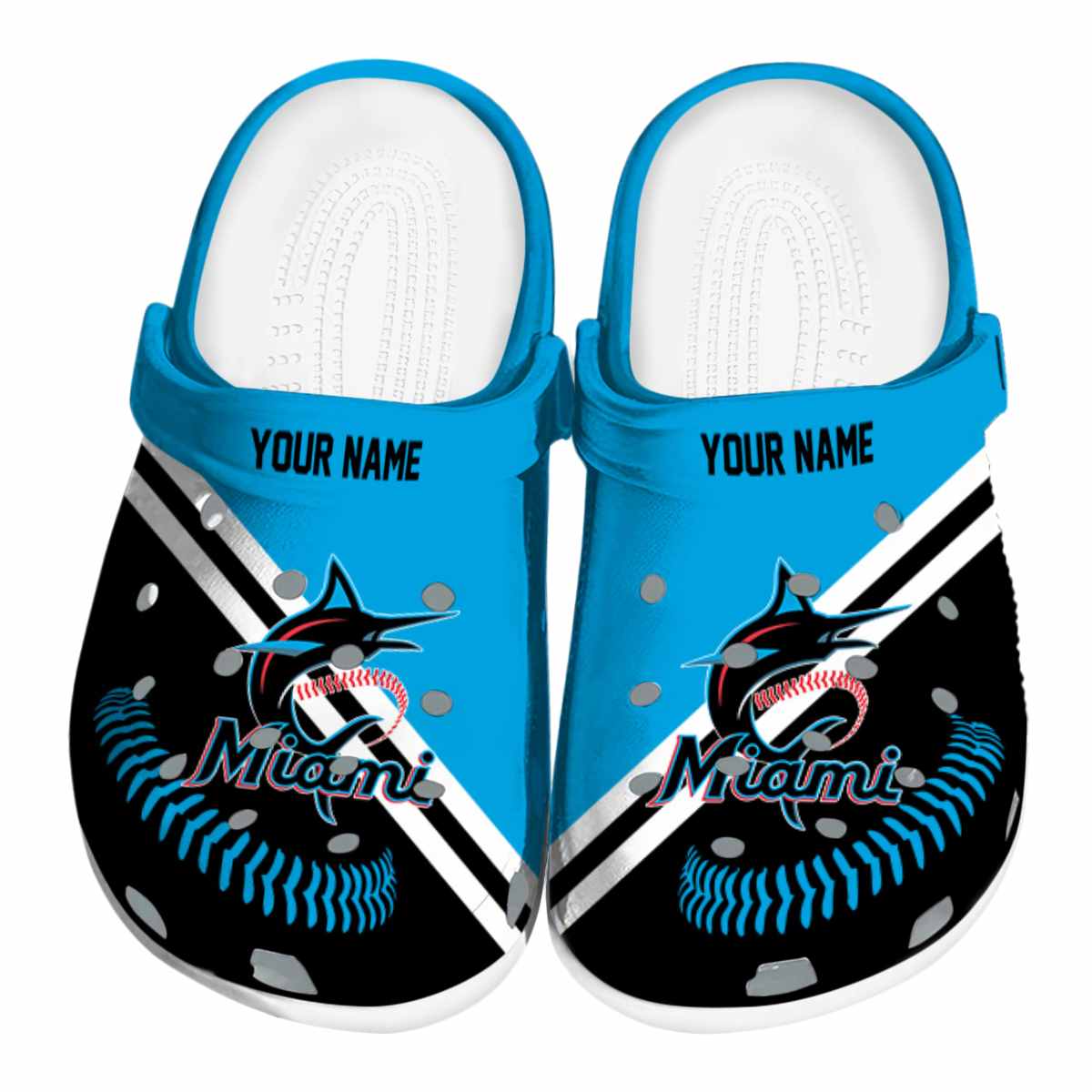 Miami Marlins MLB Crocs Shoes Comfortable For Men Women and Kids - GNL15590