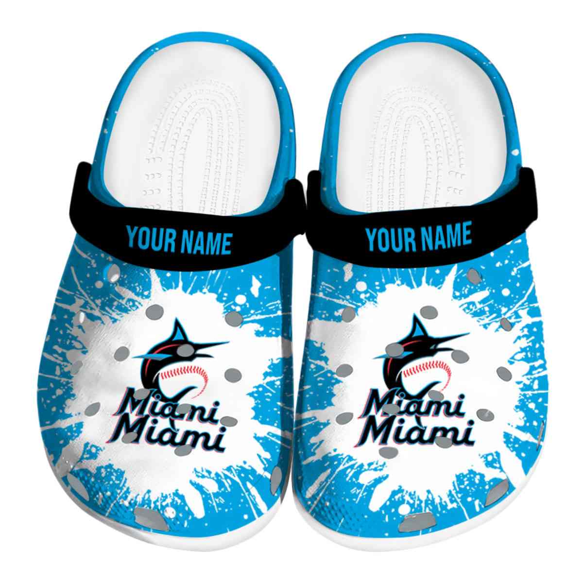 Miami Marlins MLB Crocs Shoes Comfortable For Men Women and Kids - GNL15610