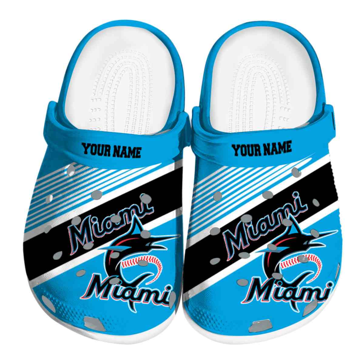 Miami Marlins MLB Crocs Shoes Comfortable For Men Women and Kids - GNL15589