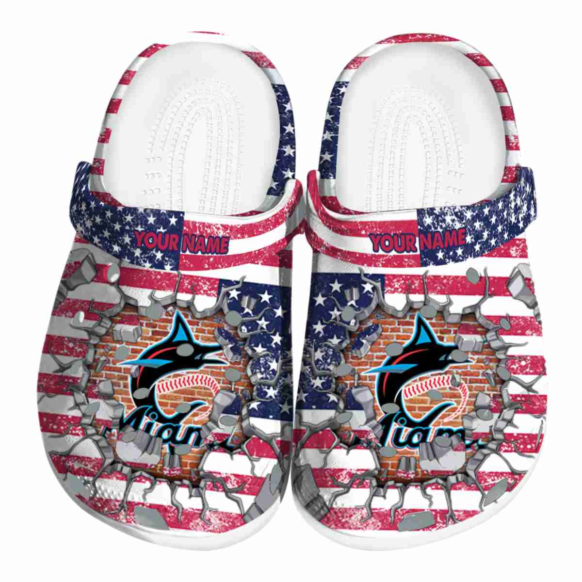 Miami Marlins MLB Crocs Shoes Comfortable For Men Women and Kids - GNL15608