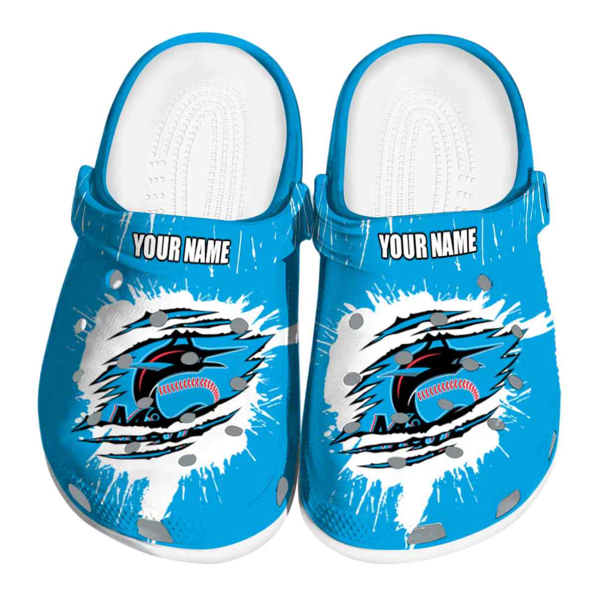 Miami Marlins MLB Crocs Shoes Comfortable For Men Women and Kids - GNL15615