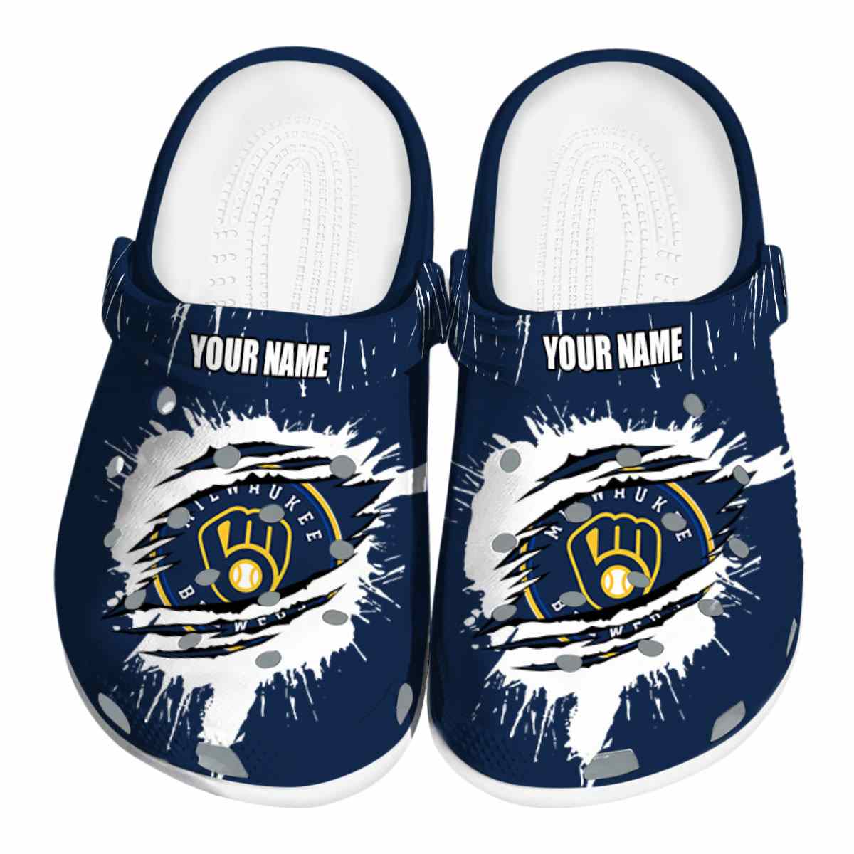 Milwaukee Brewers MLB Crocs Shoes Comfortable For Men Women and Kids - GNL15640