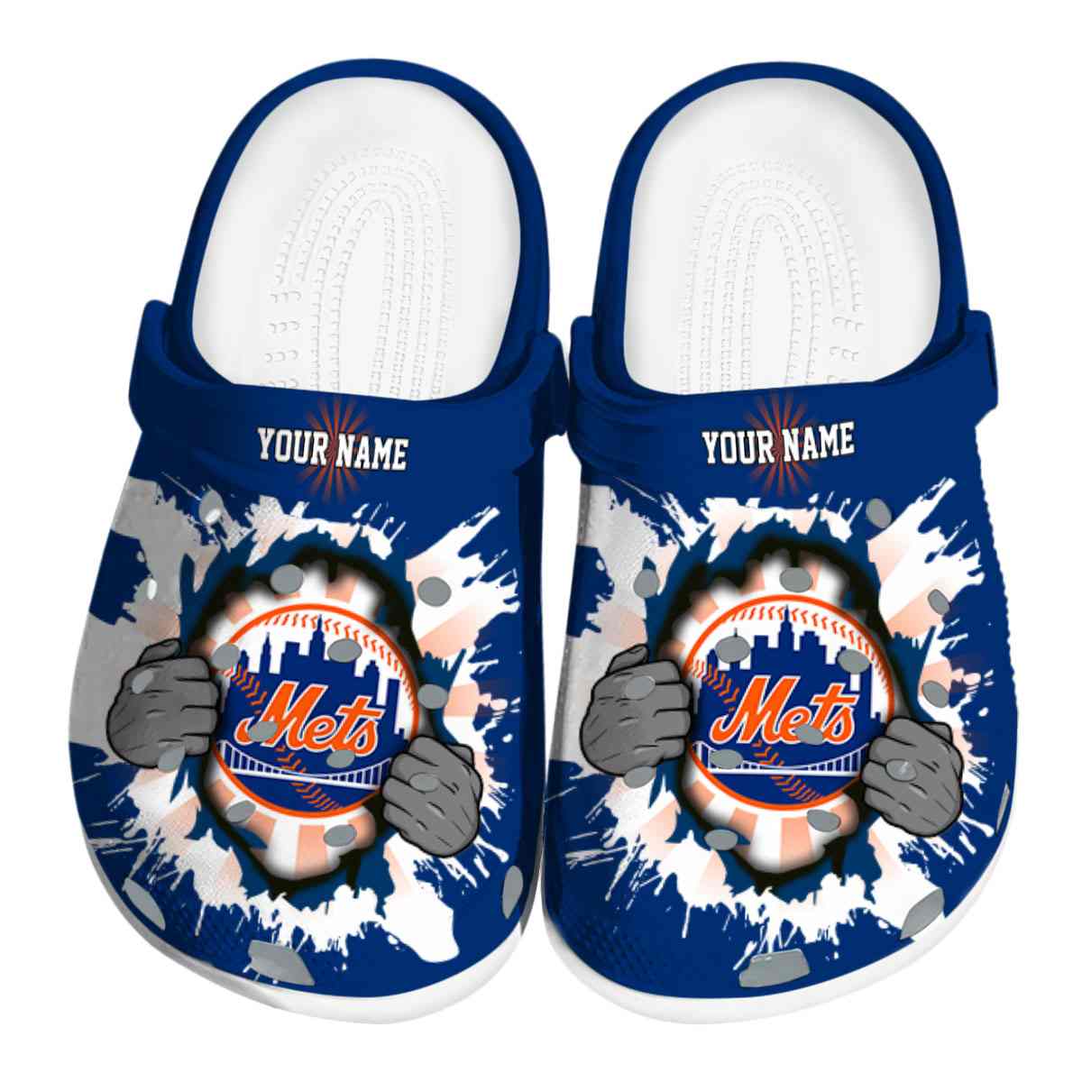 New York Mets MLB Crocs Shoes Comfortable For Men Women and Kids - GNL15694