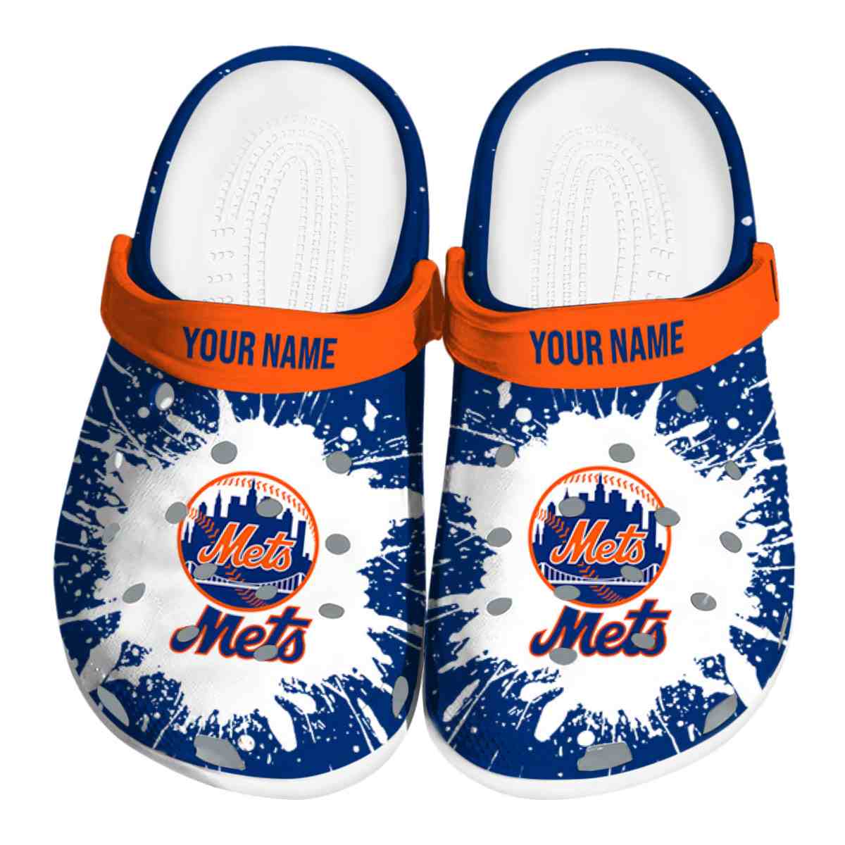 New York Mets MLB Crocs Shoes Comfortable For Men Women and Kids - GNL15715
