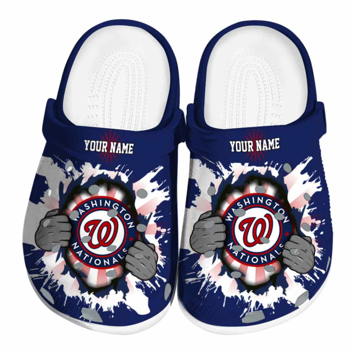 Washington Nationals MLB Crocs Shoes Comfortable For Men Women and Kids - GNL16050