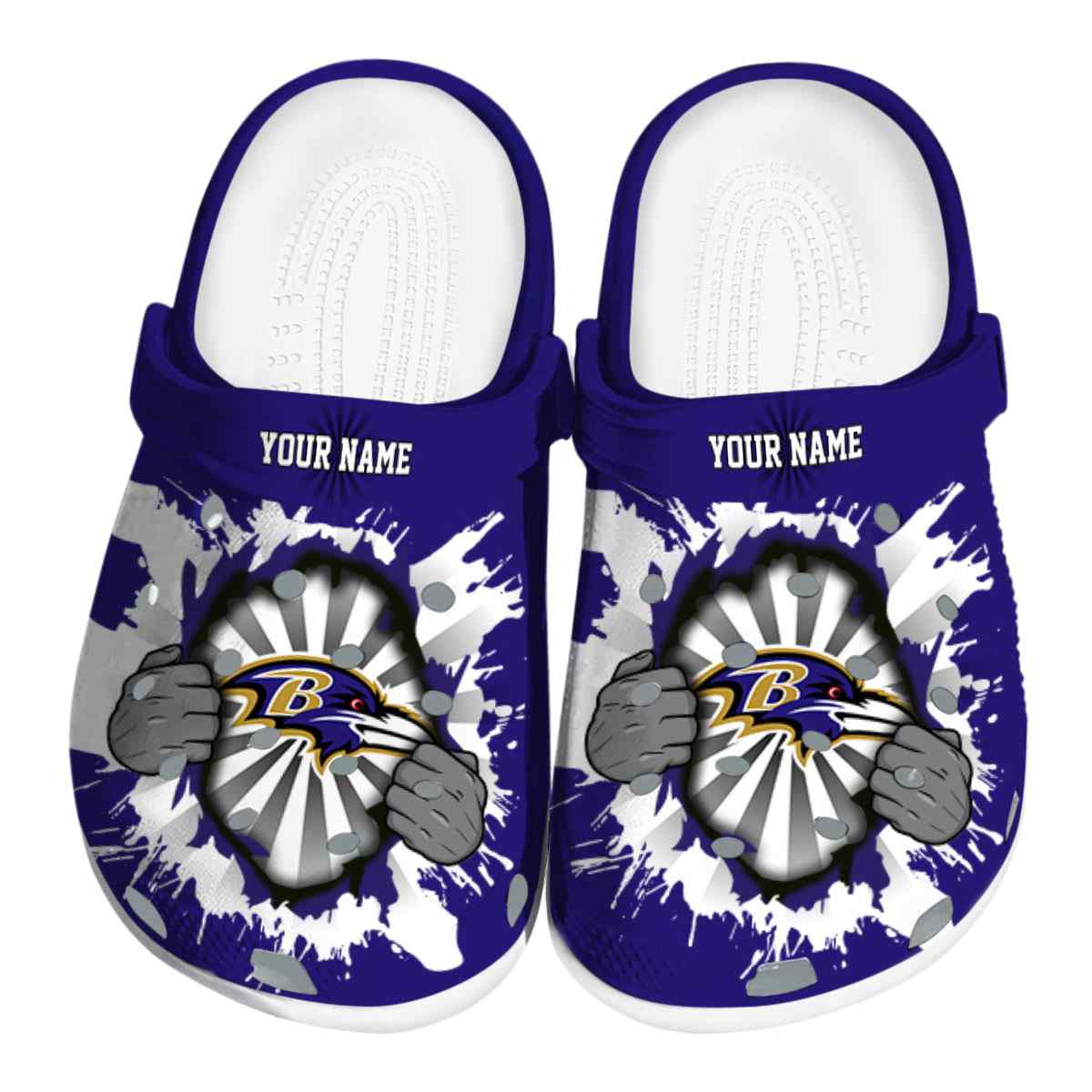 Baltimore Ravens NFL Sport Crocs For Men Women and Kids - GNL146417