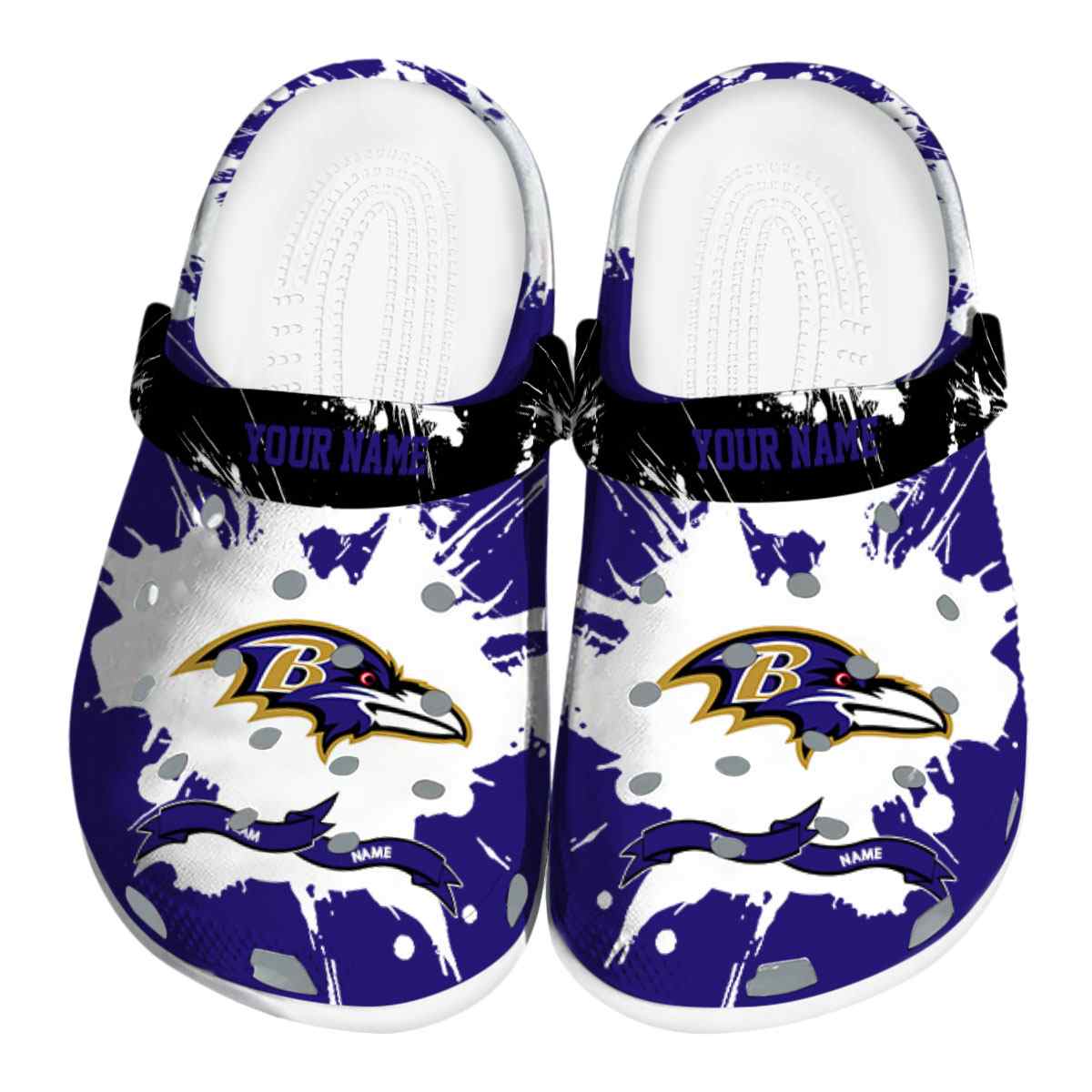 Baltimore Ravens NFL Sport Crocs For Men Women and Kids - GNL146435