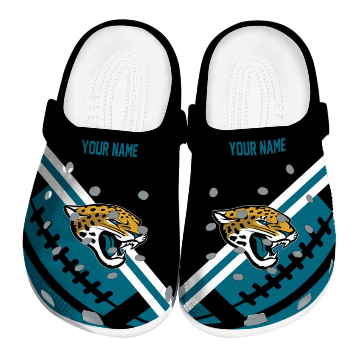 Jacksonville Jaguars NFL Sport Crocs For Men Women and Kids - GNL146804