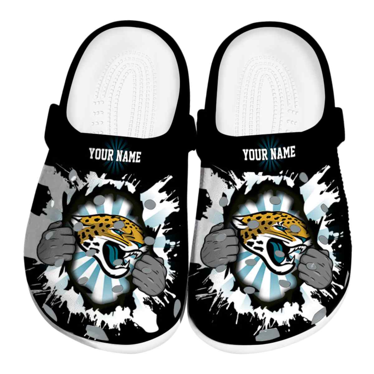 Jacksonville Jaguars NFL Sport Crocs For Men Women and Kids - GNL146796