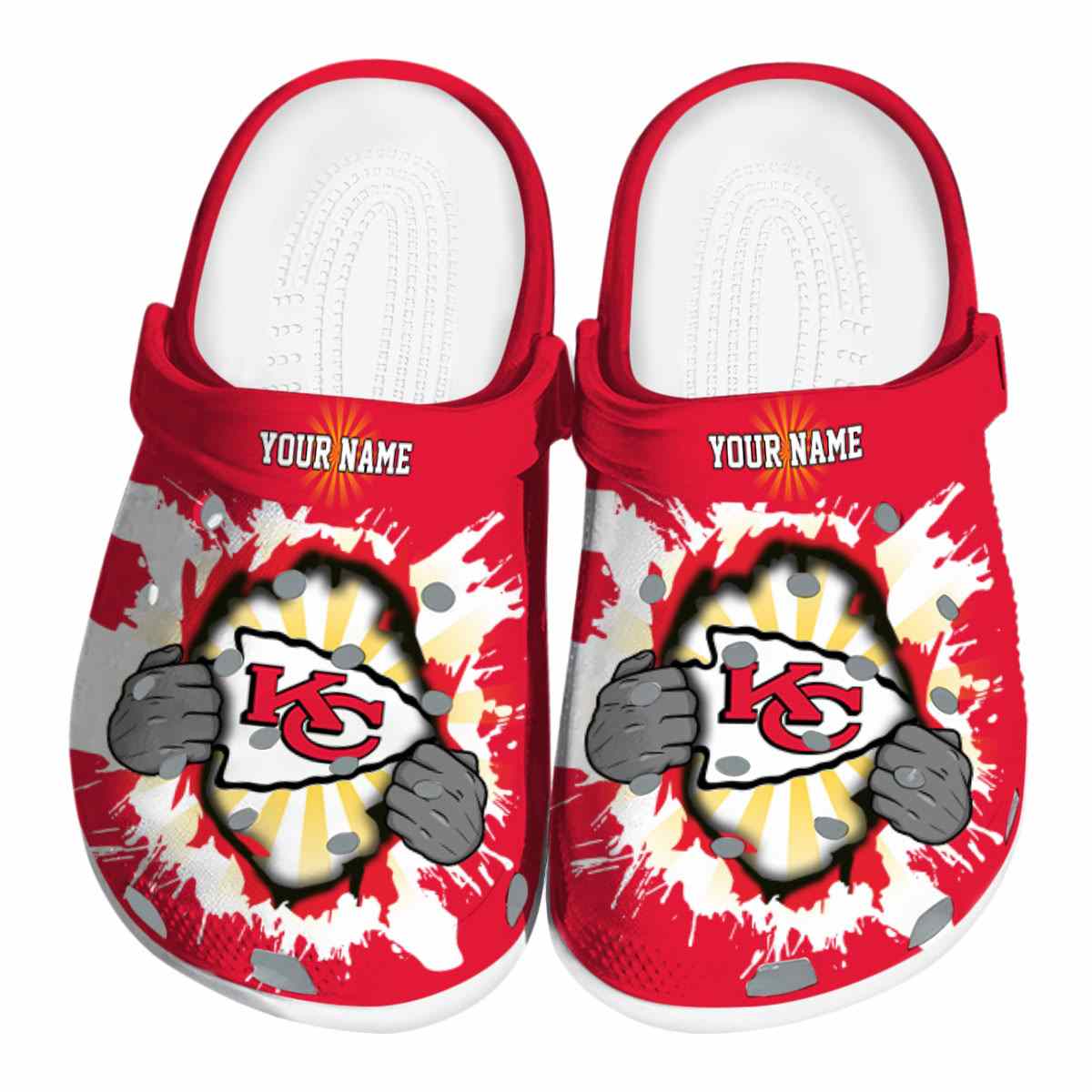 Kansas City Chiefs NFL Sport Crocs For Men Women and Kids - GNL146829