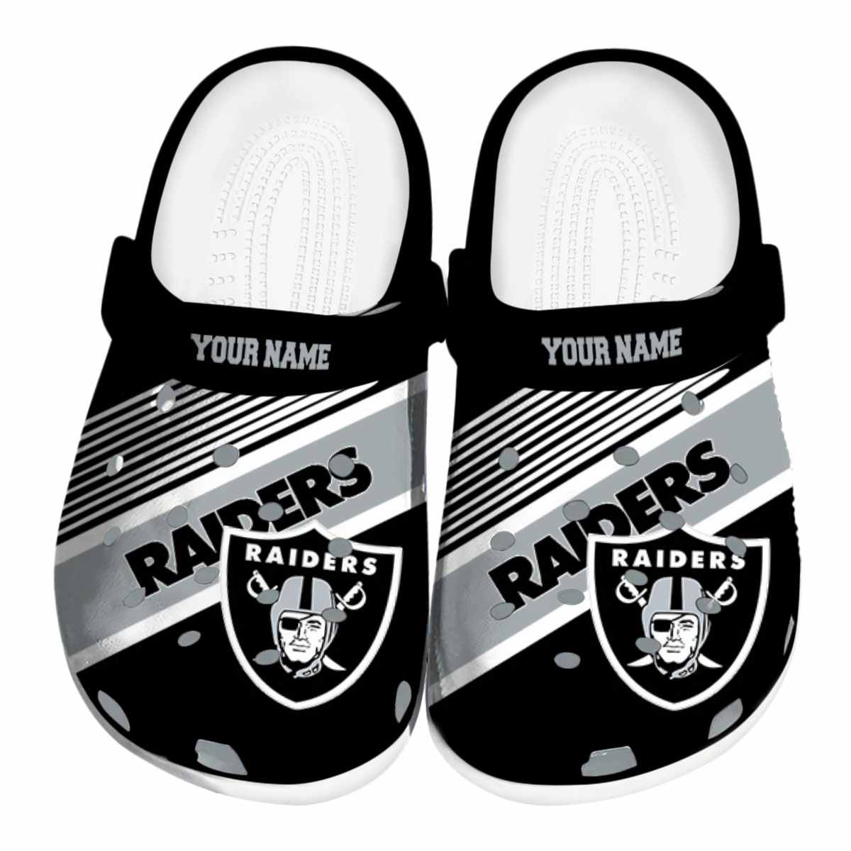 Las Vegas Raiders NFL Sport Crocs For Men Women and Kids - GNL146848