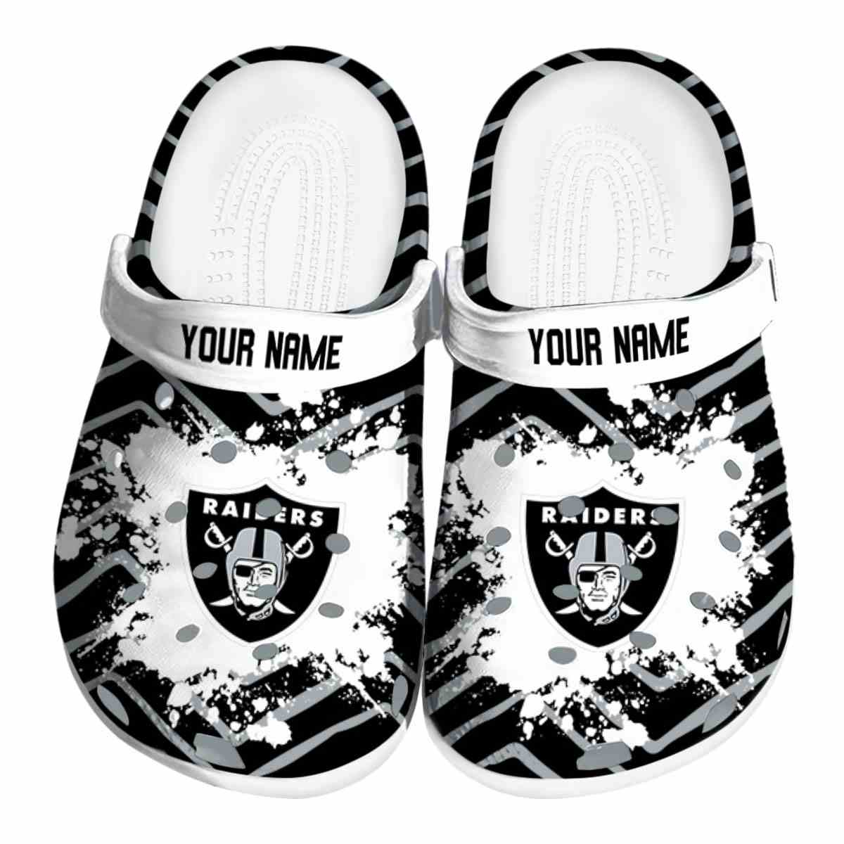 Las Vegas Raiders NFL Sport Crocs For Men Women and Kids - GNL146860