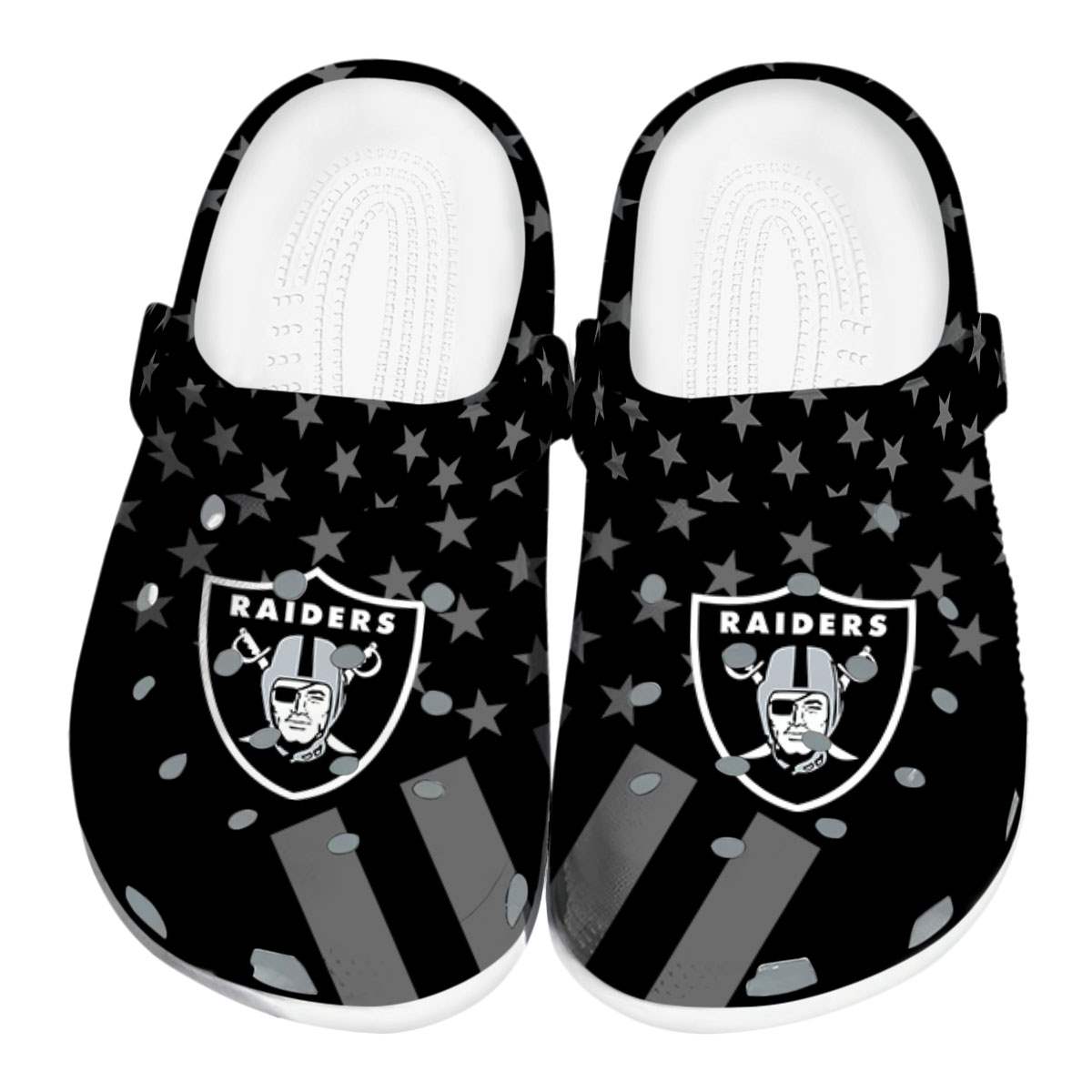 Las Vegas Raiders NFL Sport Crocs For Men Women and Kids - GNL146870