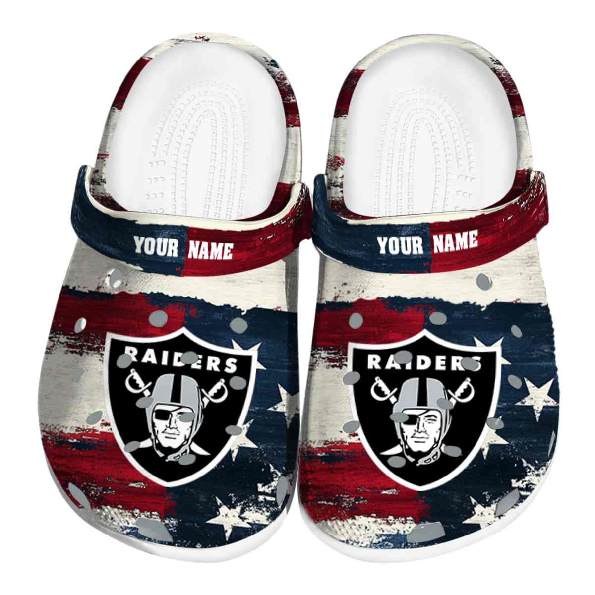 Las Vegas Raiders NFL Sport Crocs For Men Women and Kids - GNL146849