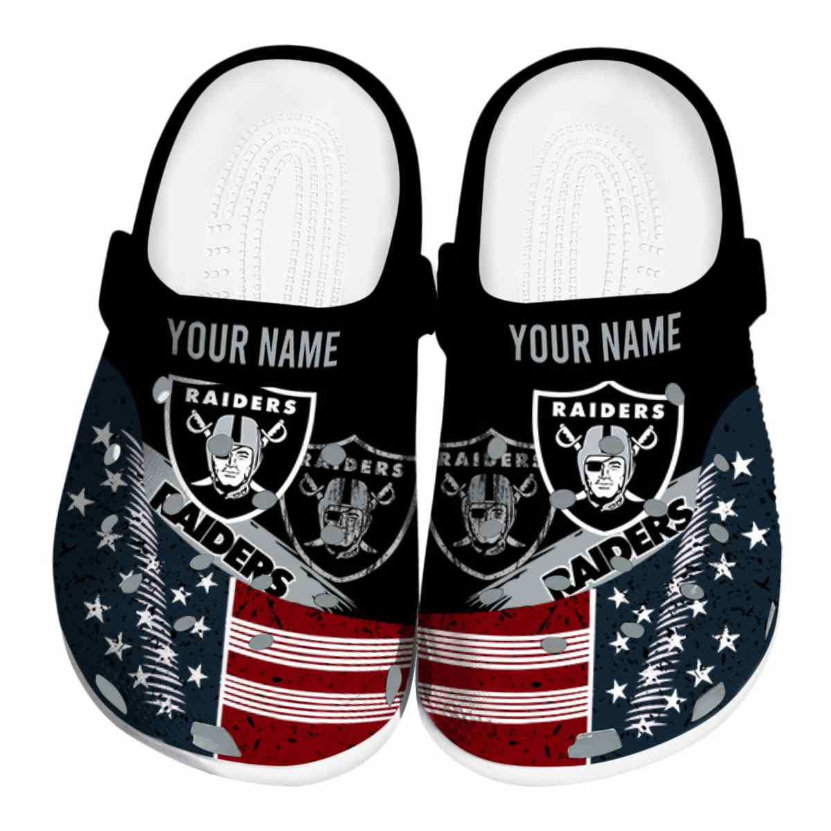 Las Vegas Raiders NFL Sport Crocs For Men Women and Kids - GNL146868