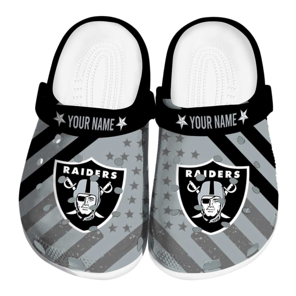 Las Vegas Raiders NFL Sport Crocs For Men Women and Kids - GNL146867