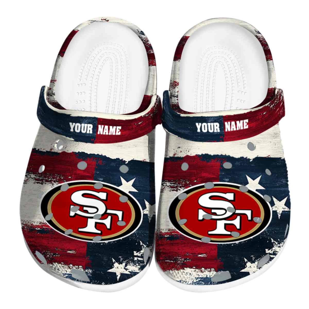San Francisco 49ers NFL Sport Crocs For Men Women and Kids - GNL1461229