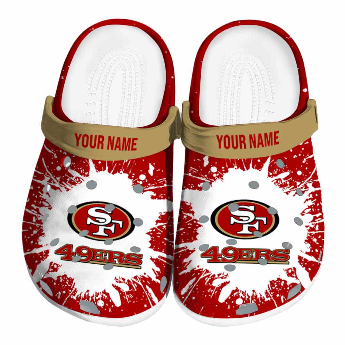 San Francisco 49ers NFL Sport Crocs For Men Women and Kids - GNL1461211