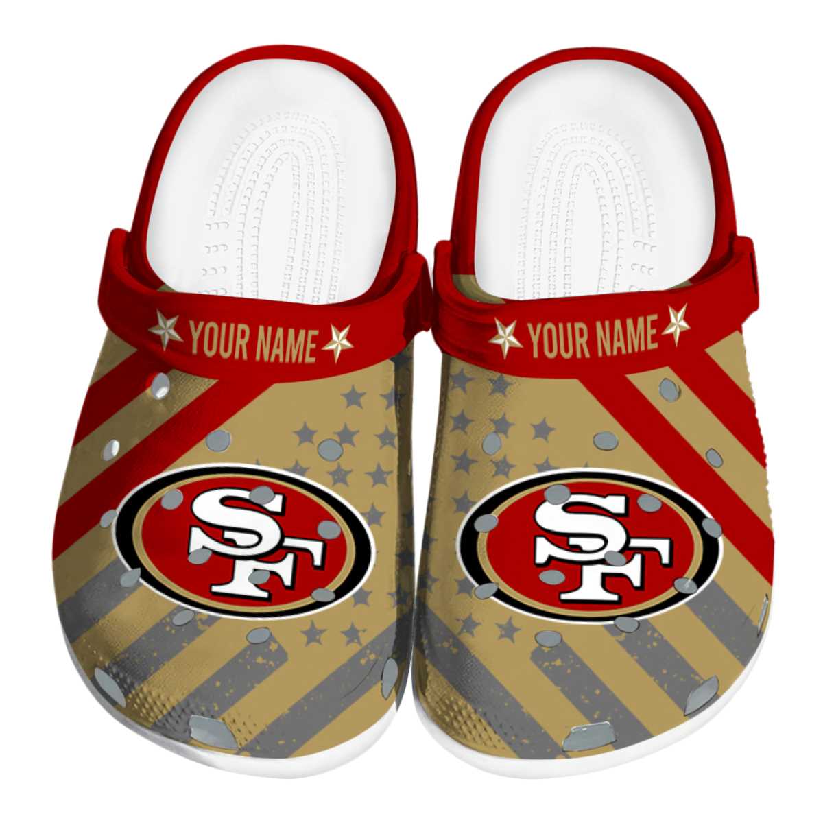 San Francisco 49ers NFL Sport Crocs For Men Women and Kids - GNL1461222