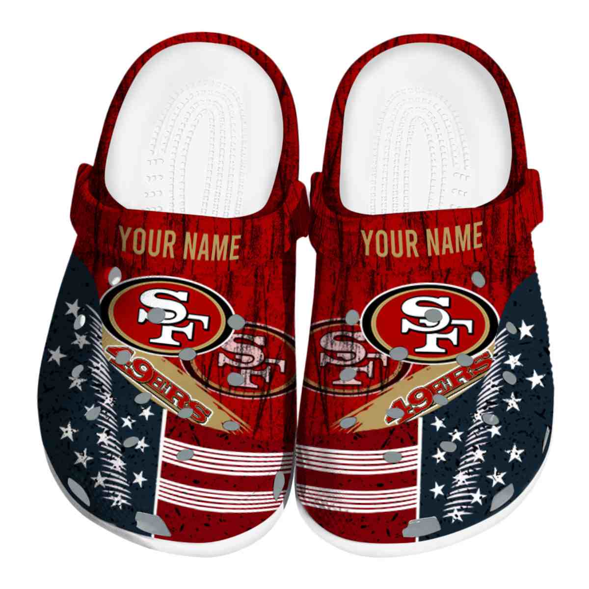 San Francisco 49ers NFL Sport Crocs For Men Women and Kids - GNL1461212