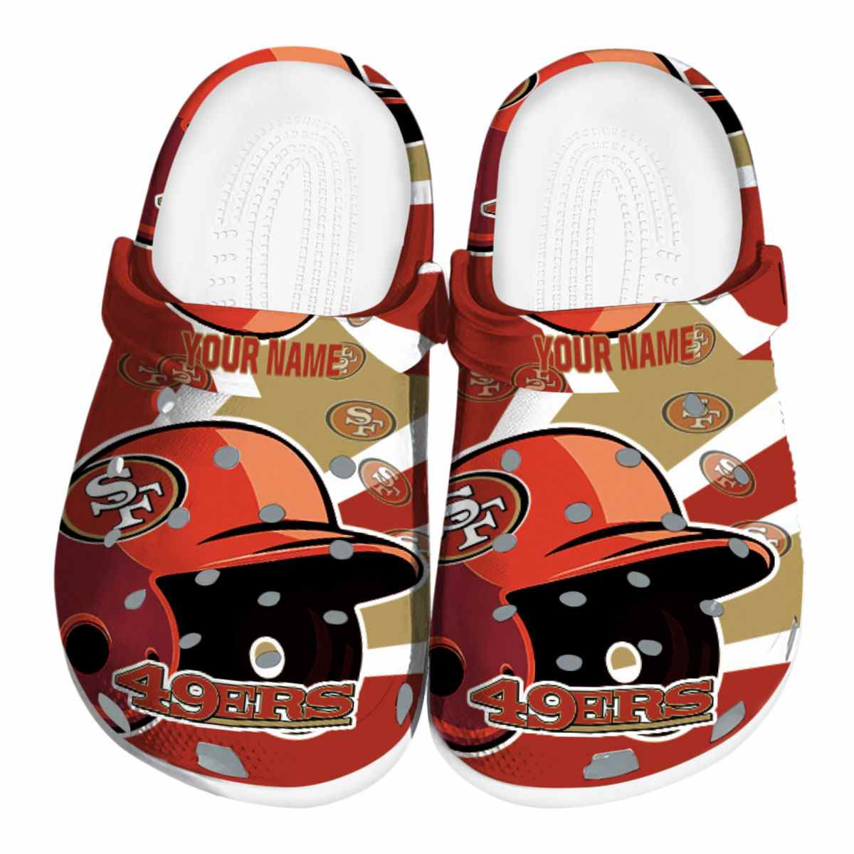 San Francisco 49ers NFL Sport Crocs For Men Women and Kids - GNL1461230