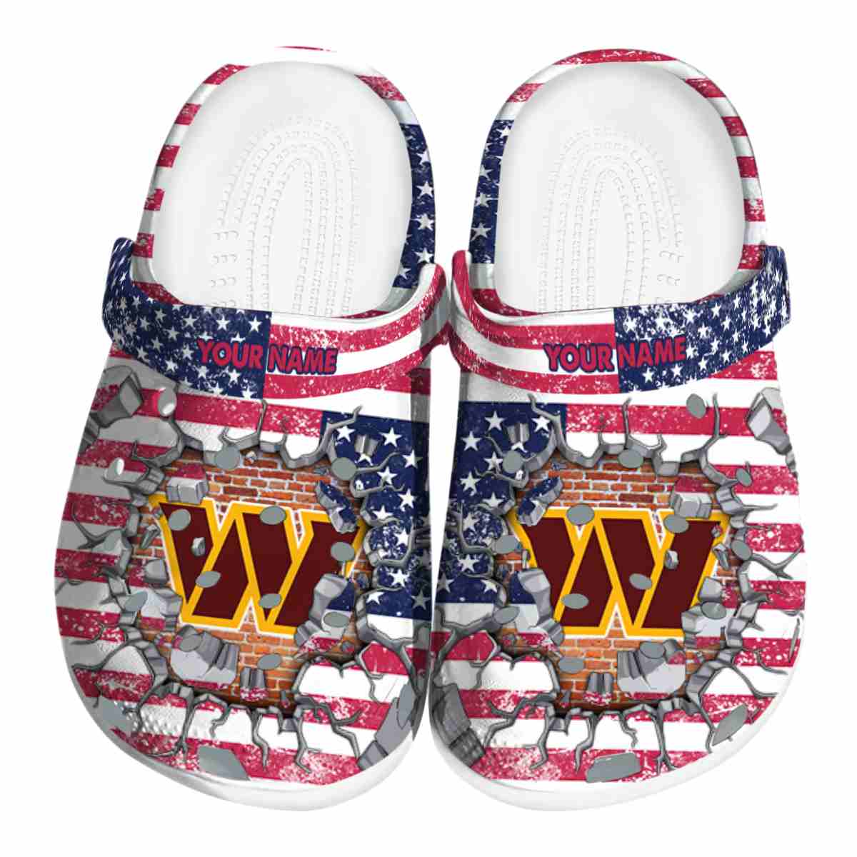 Washington Commanders NFL Sport Crocs For Men Women and Kids - GNL1461366