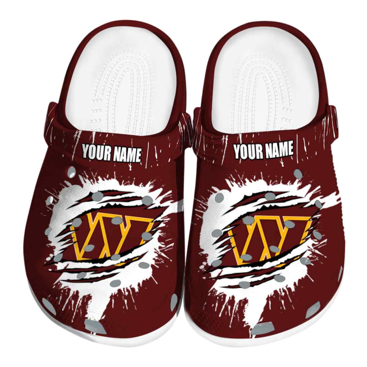 Washington Commanders NFL Sport Crocs For Men Women and Kids - GNL1461364