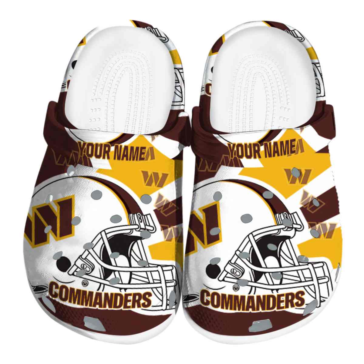 Washington Commanders NFL Sport Crocs For Men Women and Kids - GNL1461363
