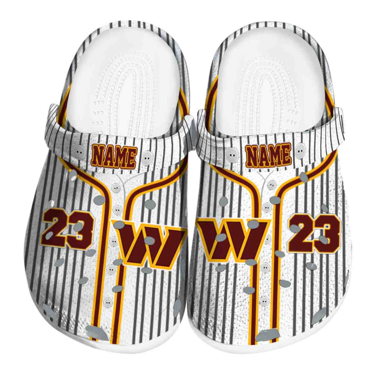 Washington Commanders NFL Sport Crocs For Men Women and Kids - GNL1461361