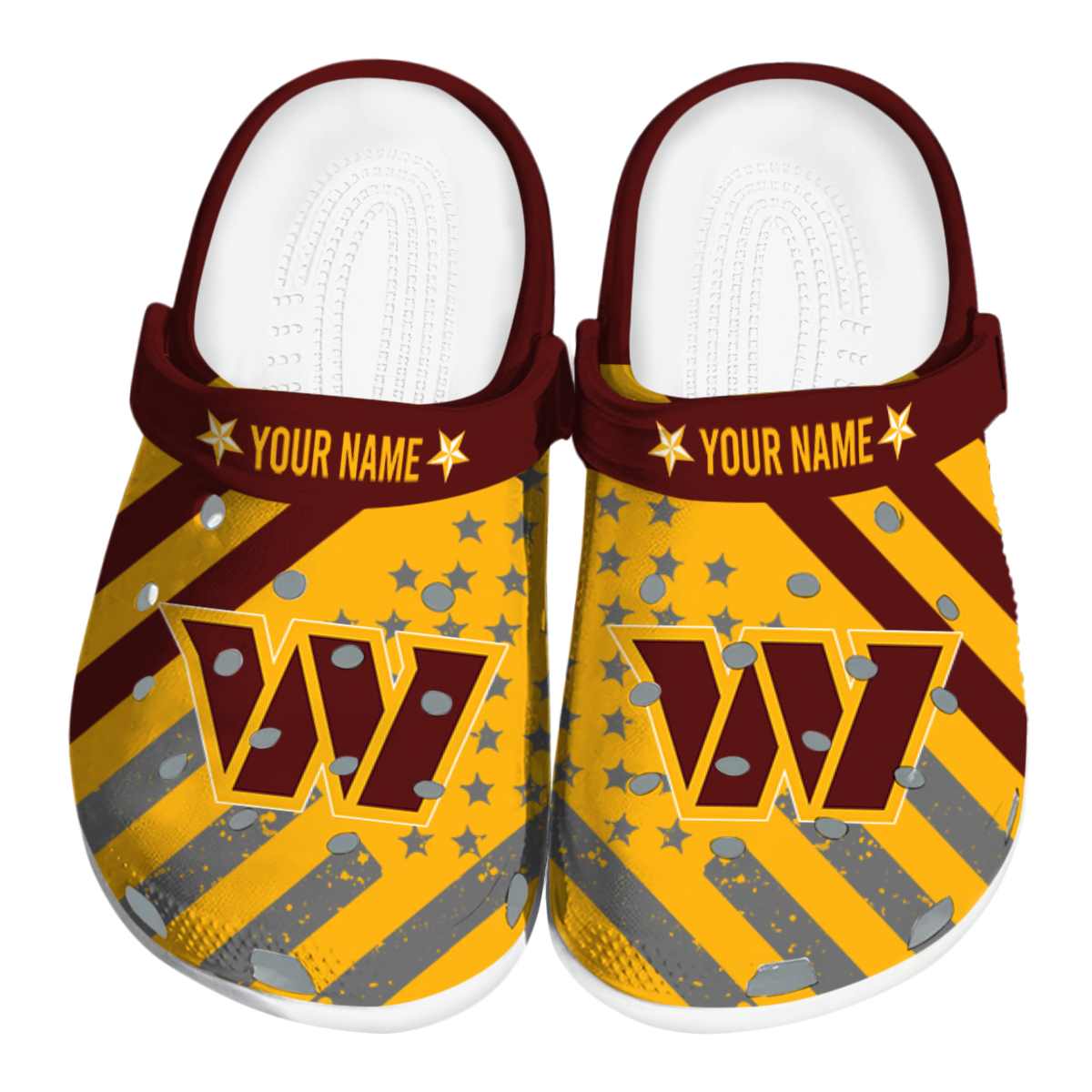 Washington Commanders NFL Sport Crocs For Men Women and Kids - GNL1461359