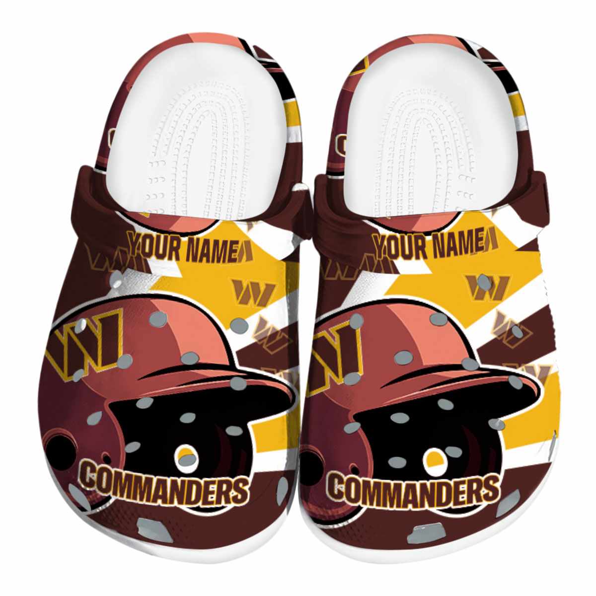 Washington Commanders NFL Sport Crocs For Men Women and Kids - GNL1461370