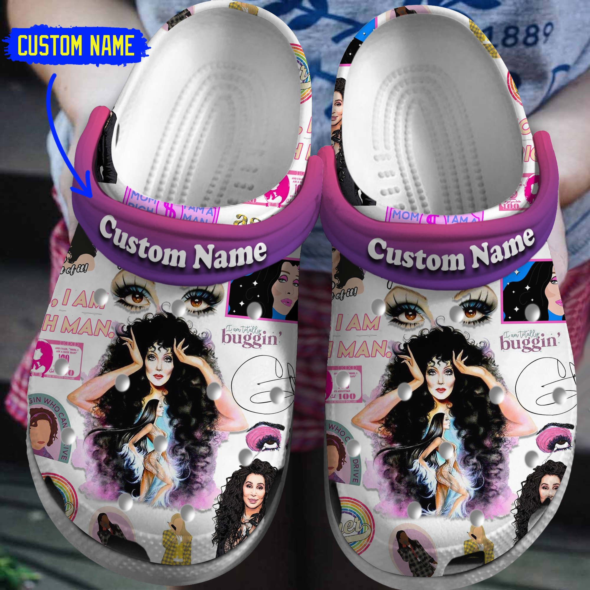 Tupac Shakur Music Crocs Crocband Clogs Shoes For Men Women and Kids