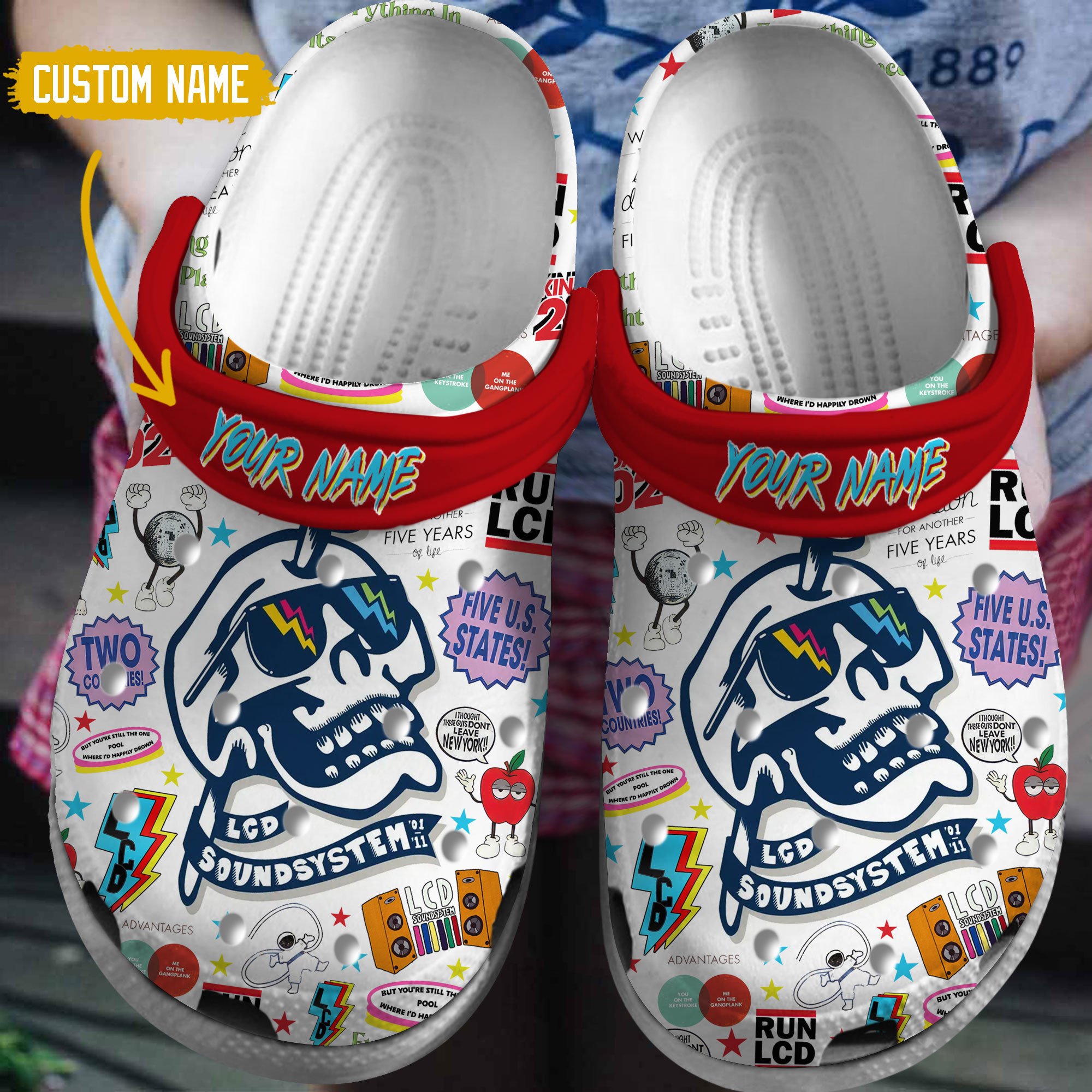 The Mavericks Music Crocs Crocband Clogs Shoes For Men Women and Kids