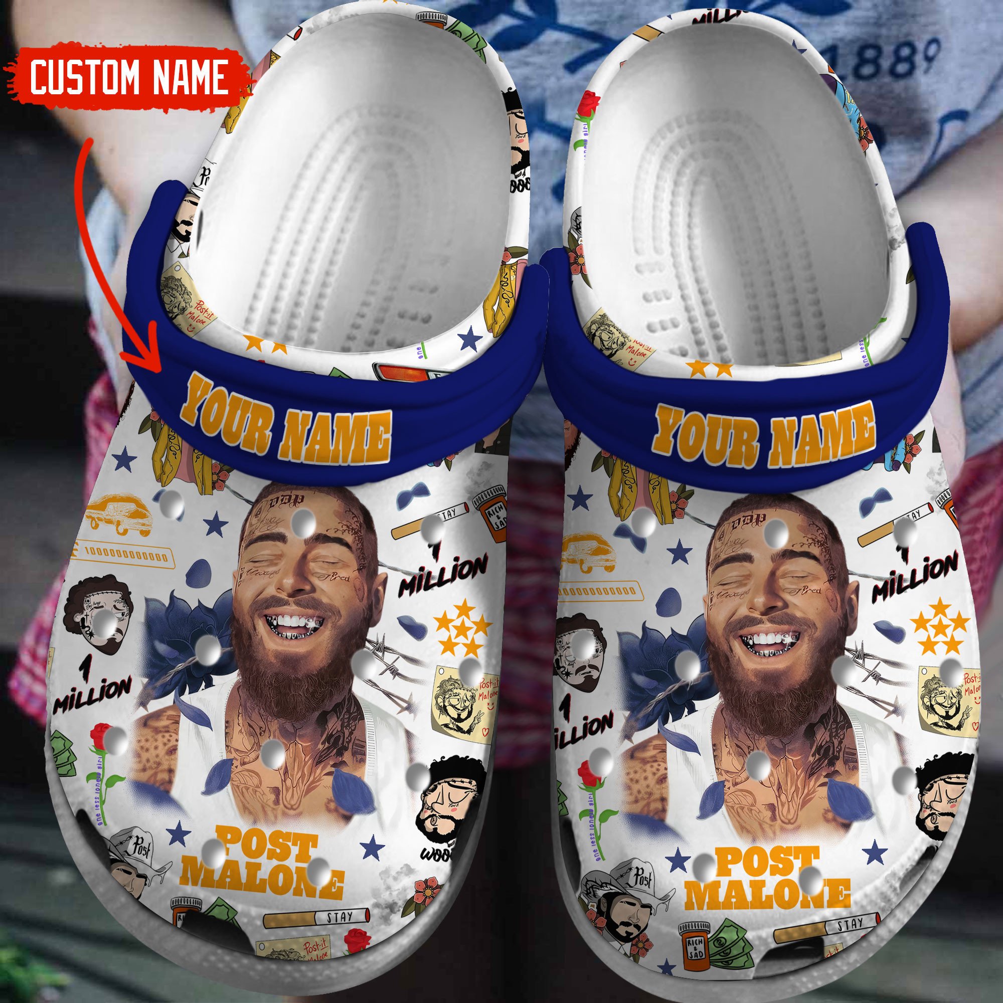 Asking Alexandria Music Crocs Crocband Clogs Shoes For Men Women and Kids