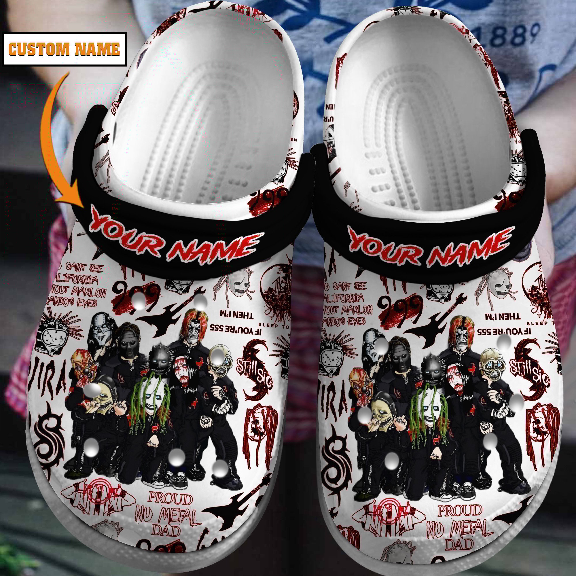 Allie X Music Crocs Crocband Clogs Shoes For Men Women and Kids